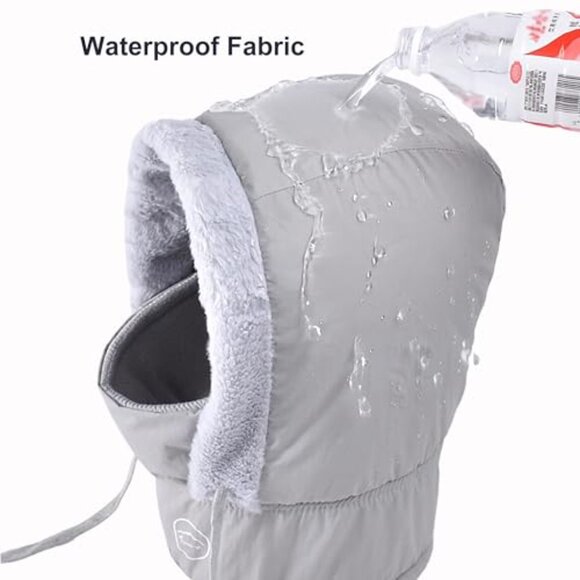 Unisex Winter Balaclava Fleece Hoodie Face Mask Ski Snow Hat Waterproof main image 6